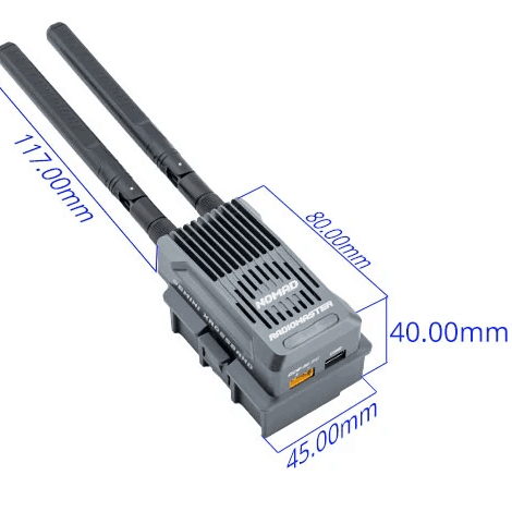 Hot Sales Radiomaster Nomad 1W 2.4GHz Dual Band Xrossband ExpressLRS RGB Light Strip Nano/Micro Module Adapter Remote Control