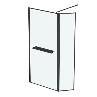 Explosion Proof Tempered Glass Shower Door Free Standing Pivot Shower Glass