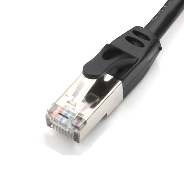RJ45 Shielded Cable Assembly, 8P8C Jack to Plug with STP 24AWG x4P Wire