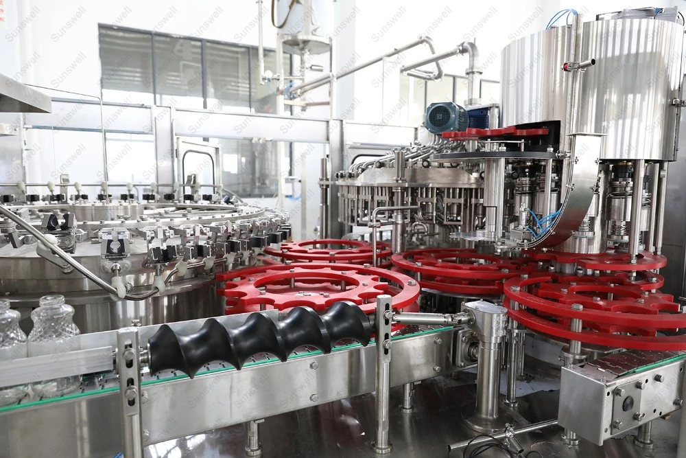 Сок пульпы SUS316 1500B/H Carbonated машина завалки напитка