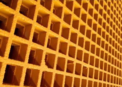 Reinforced Plastic Fiberglass Grating Panels , Fiberglass Grid Flooring