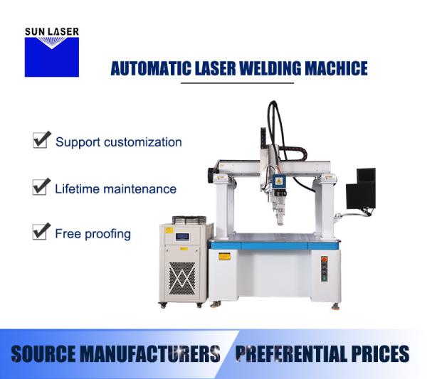 Machine de soudage laser continu entièrement automatique à 4 axes 2000W