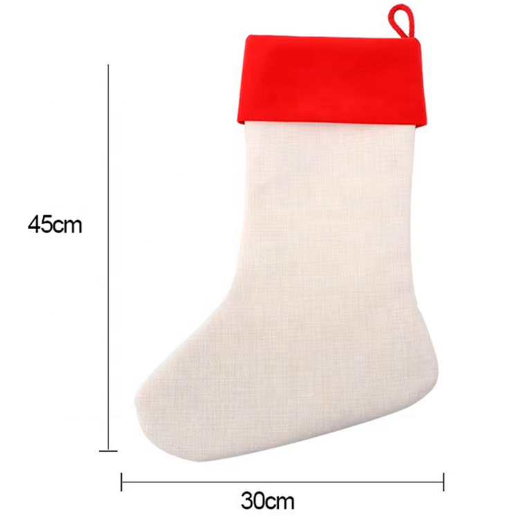 Christmas Tree Decoration Sublimation Blank Christmas Stockings Tree Ornaments