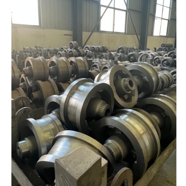 Customized Forging Cast Iron European Type Wheel Assembly Gantry Crane Wheels for Overhead Cranes