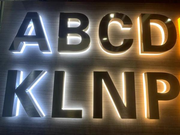 Sinalização publicitária iluminada Custom Made Backlit Cafe Sign para exibição ao ar livre