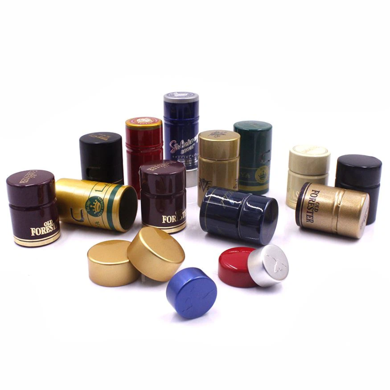 Plastic Aluminum PVC Heat Shrinkable Wraps Film for Round Shape Custom Whiskey Bottle