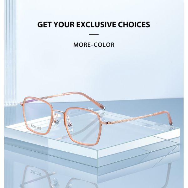 Титан ацетата ультра освещает объектив коробки металла CE стекел ясный