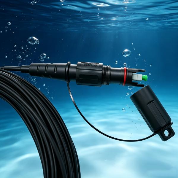 Fiber Optic Drop Cable Assembly Toneable Flat Drop Cable Patch Cord FTTA Corning Opti-Tap Waterproof Patch Cord
