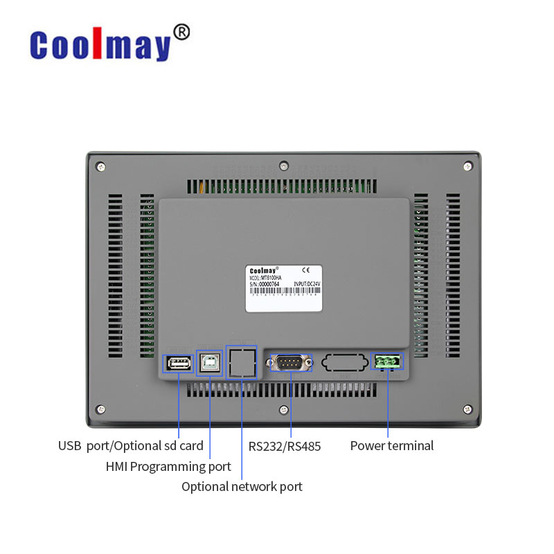 Компоненты промышленной HMI сенсорной панели IP65 RS485 полностью отличаемые редактируя