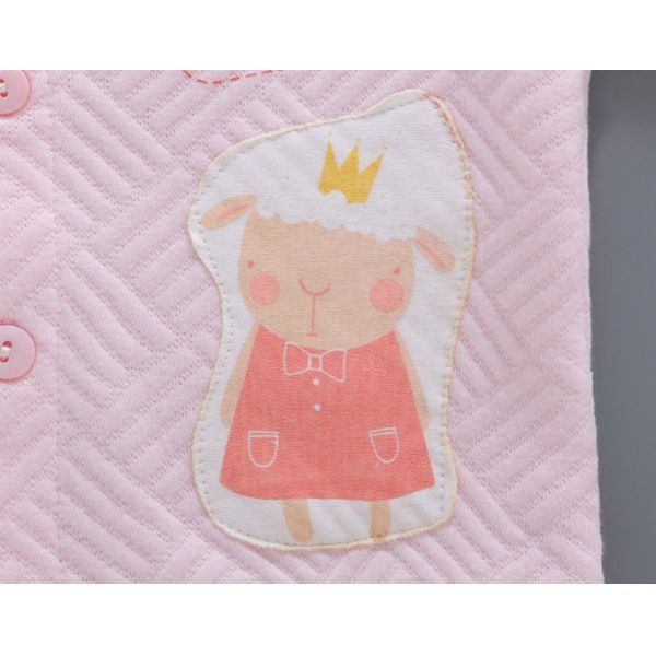 Cute Cotton 3 Years Girls Windproof Winter Jacket Panda Animal Print Jacket Pink