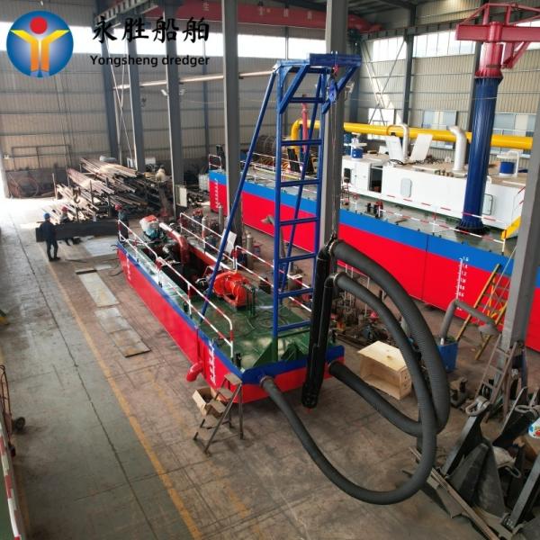Jet Suction Type Sand Mining Dredger With Performance Max Dredging Depth 45° 12m