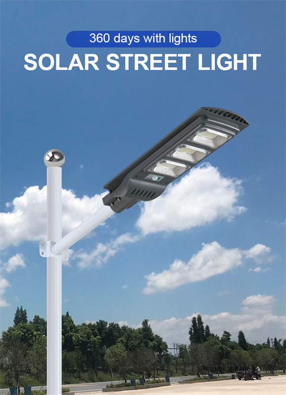8AH 3.2V Battery Solar Street Security Lights power LED Lamps for Commercial Areas