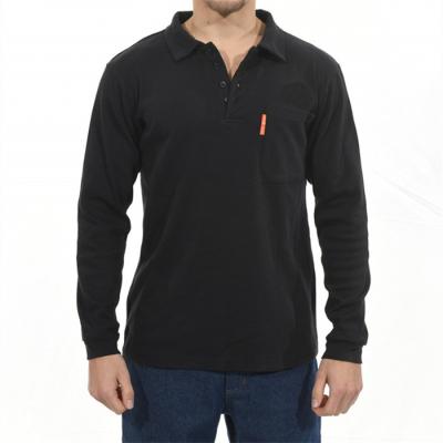 Fogo completo de Henley Shirt CFR do preto do franco da luva - camisas de solda resistentes