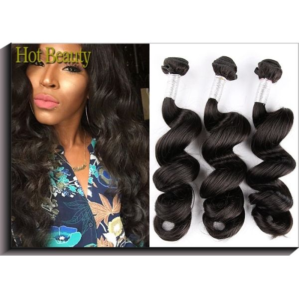 Charming Peruvian Virgin Remy Hair / 28'' Peruvian Curly Hair Weave