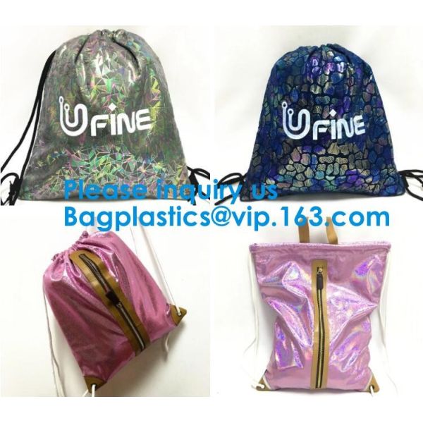 Leather Backpack Women Drawstring Bag New Travel Bag PU Backpack Women Party School Bags For Teenagers, bagease package