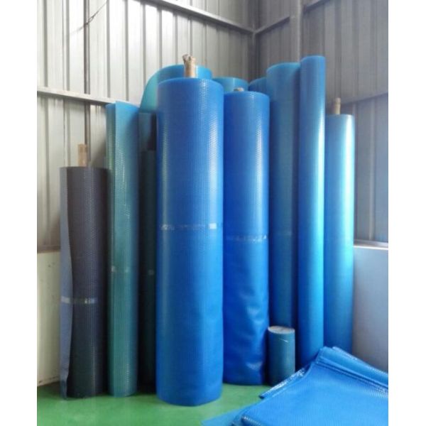 13м * 5м Внешний и внутренний бассейн Солнечный покров / Солнечное одеяло Синий цвет