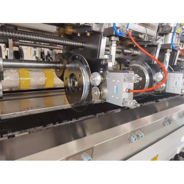 accuracy 2500 KG Servo Type Computer Thin Blade Slitter Scorer Slitting Creasing Machine