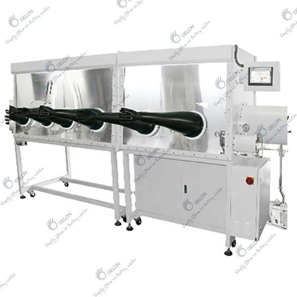 Estação de aço inoxidável de equipamento de produção da bateria única mais baixa do que o Glovebox 1ppm
