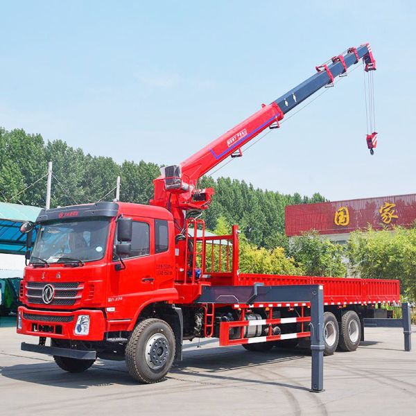 Hydraulic Crane Truck 10 Ton Cargo Lifting Crane with Straight Arm