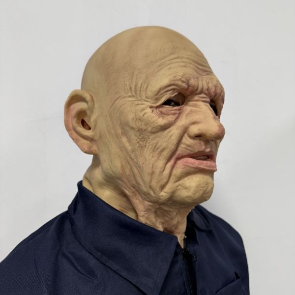 Professional Human Mask with Realistic Appearance and Latex Material for Theater Film and Costume Parties One Size Fits Most