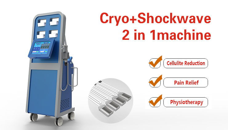 Пусковые площадки красоты 4 облегчения боли машины ударной волны Cryolipolysis Termal Ems крутые