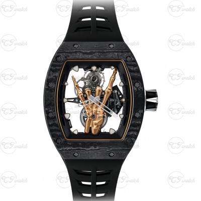 Richard Mille RM66 Automatic Mechanical Luxury Watch – Skeleton Dial, Super Clone Movement, Sapphire Glass, Waterproof Sport Style