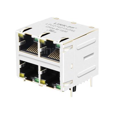 XFMRS XFVOIP5E-STKVDxu4-4 совместимый LINK-PP LPJ27401ADNL 10/100 Base-T Yellow