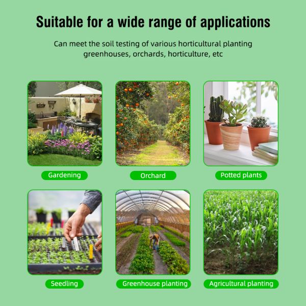 Digital PH Soil Meter 3 In 1 Garden Soil Acidity Temperature Moisture Tester