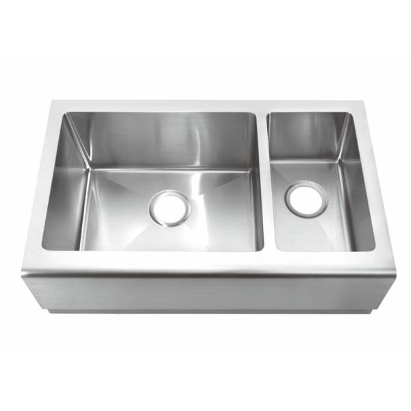 100% Perfect Fit Modern Apron Sink Smooth Stainless Steel Satin Finish