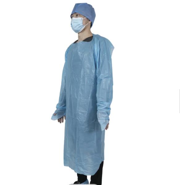 cpe gown disposable gown Disposable CPE PE Plastic Gown Medical Use medical suppliers