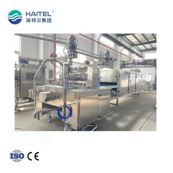 Stainless Steel Automatic Candy Making Machine 60Hz Vitamin Gummy Bear Production Line