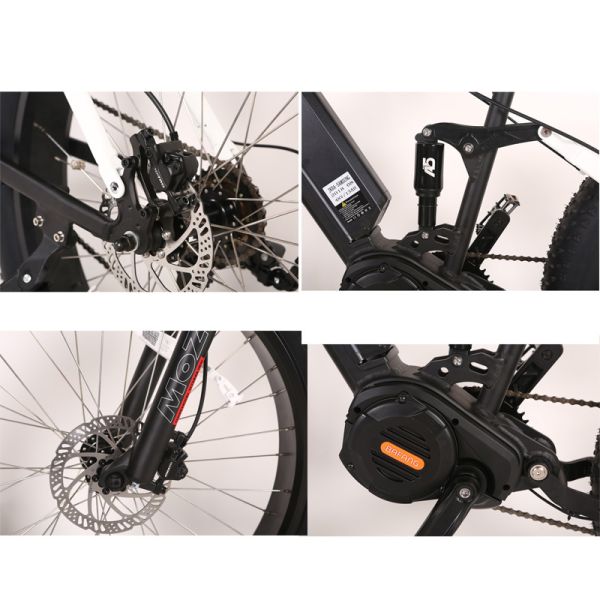 Domanca 48v 1000w Fat Tire Electric Bicycle Aluminum Alloy Frame 26