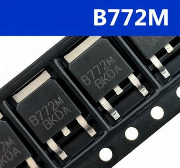 TO-251-3L Tip Power Transistors B772M PNP VCEO -30V Silicon Material