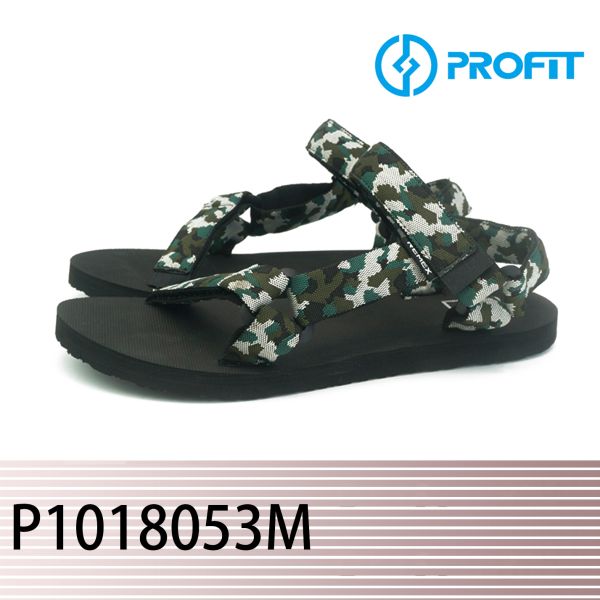 BSCI Lightweight Outdoor EVA Men Sports Sandal With Woven Upper