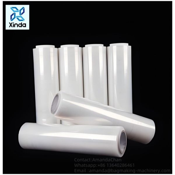 Película protectora de preservación industrial de caja completa Pe Película de estiramiento de sellado transparente
