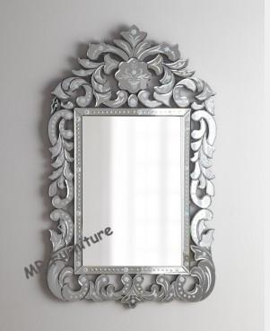 Etching Venetian Wall Mirror For Home Decor Europe Design 70 * 110cm Size