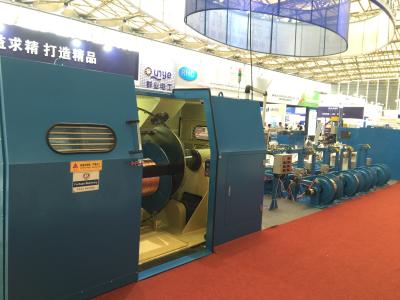 Cable Double Twist Bunching Machine , Plastic Wire Bunching Machine
