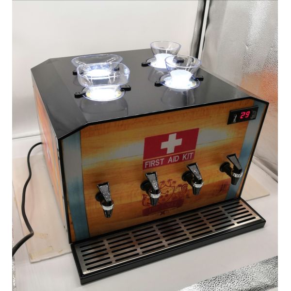 Indoor Cold Shot Machine With Four Independent Tanks / Four Taps