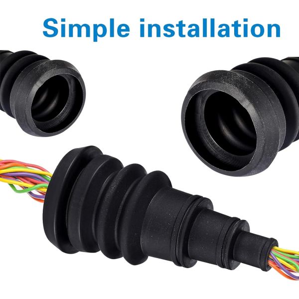 Rubber Accessories Automotive Wiring Harness Rubber Parts Automotive Connector Rubber Sealing Ring