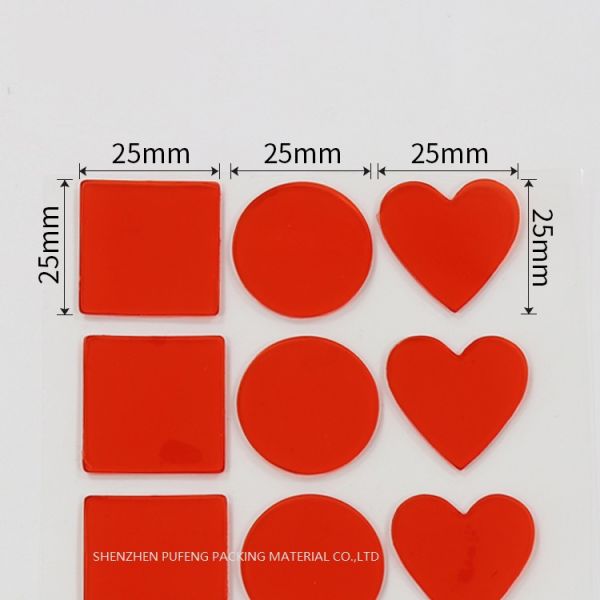 Акриловые высечки 3M VHB ленты планировщик наклейки клейкие листы 2,0 мм