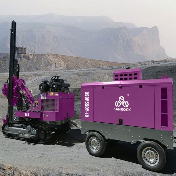Separated DTH Drilling Rig Rotary Torque 2500N.m Borehole Drilling Equipment Surface Drill Rigs