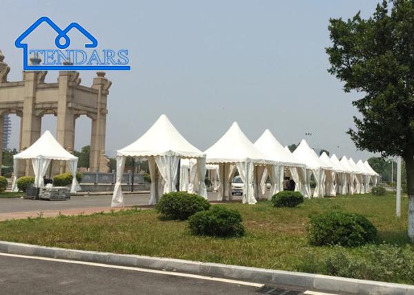 Tenda exterior de telhado branco Pagoda Marquee com decoração OEM ODM Pagoda Tenda Custo