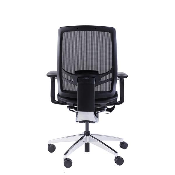 Staff Office Lumbar Support Chair Mid Back Adjustable Ergonomic Fabric Upholstery