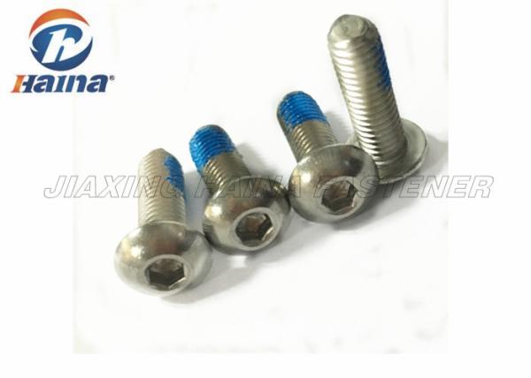 Stainless Steel Hexagon Socket Button Head Screws / Cross Recessed Pan Head Screws With Collar