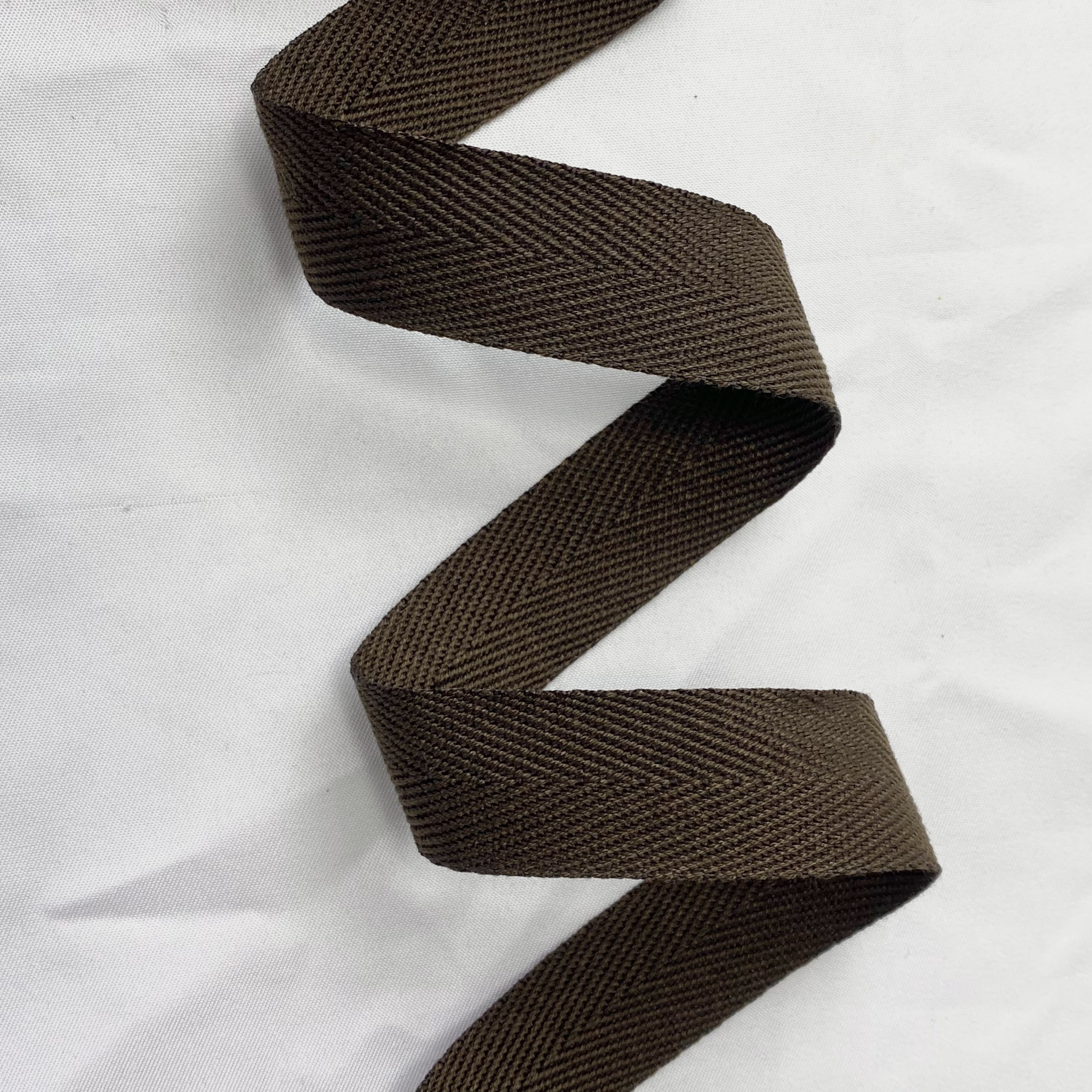 Herringbone polyester-cotton webbing Various colors Backpack strap Belt Handbag strap