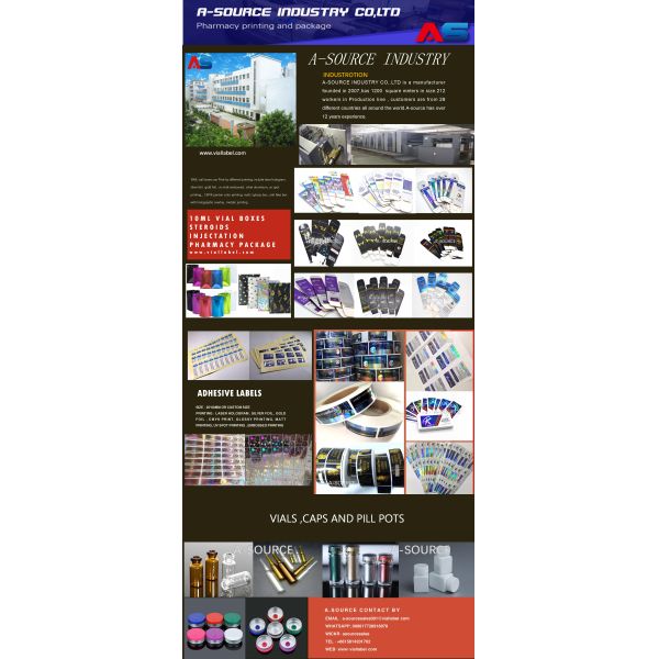 Пластиковый бляшник или держатель, доступный для хранения 2×2 мл флакона для фармацевтических пептидов