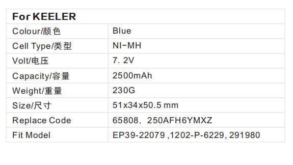 Microscope Battery For KEELER