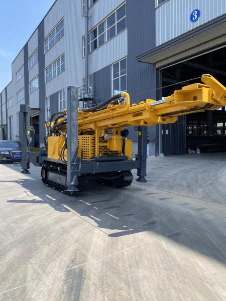 220V Rotary Borehole Drilling Machine Crawler Mounted With Diamond Bit