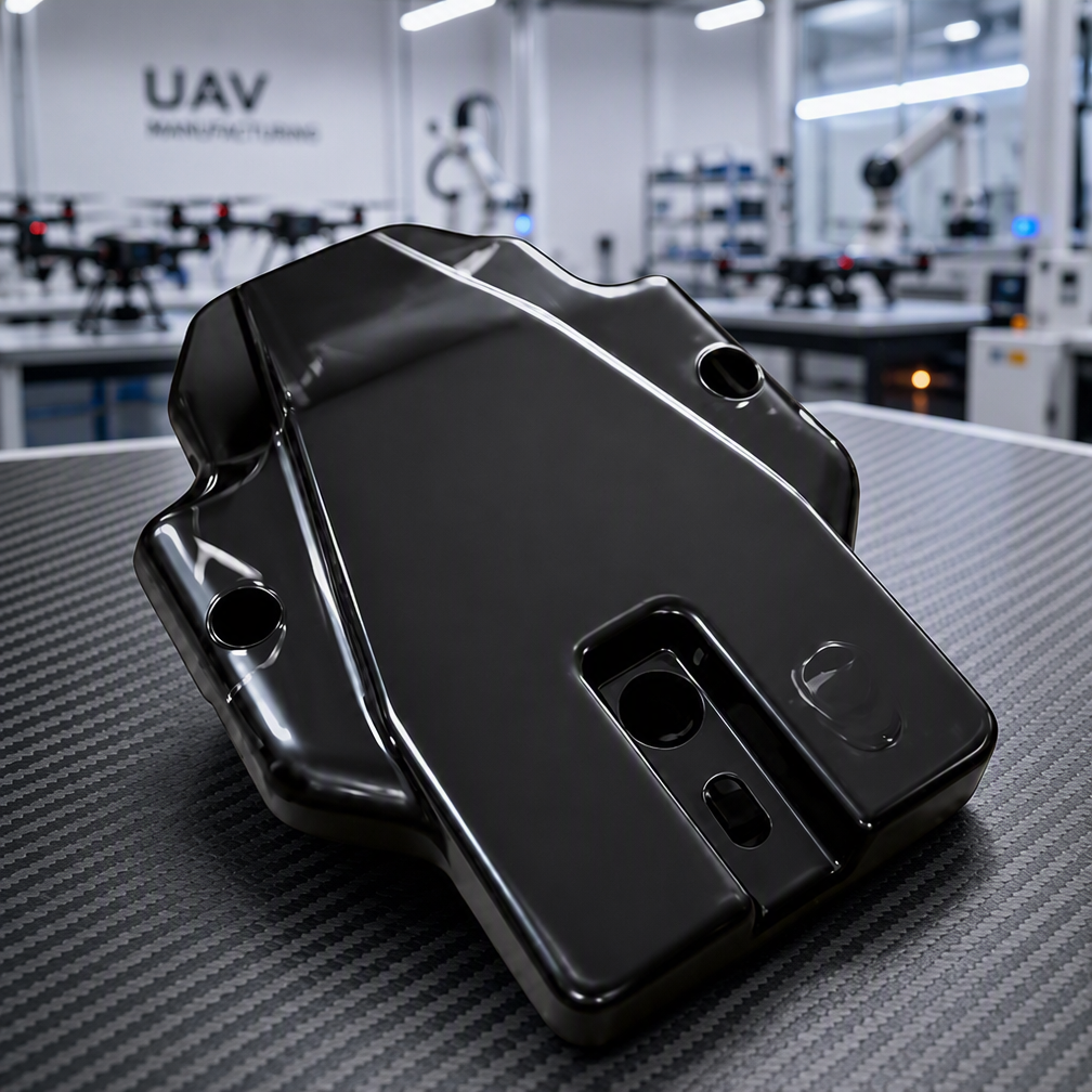 Anti UV Vacuum Formed Model Airplane Battery Compartment Cover UAV Accessories Plastic Shell