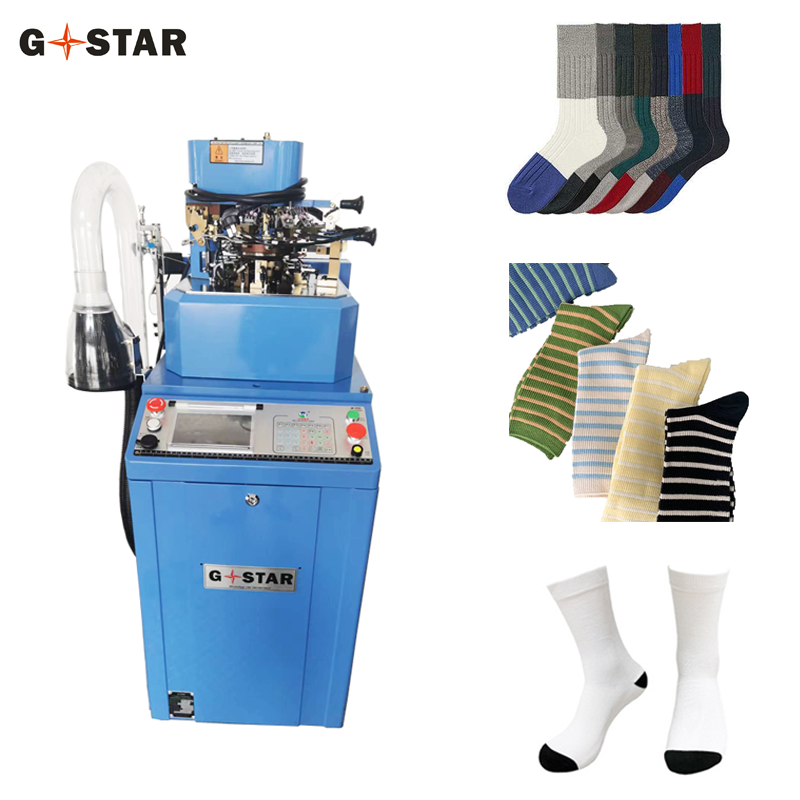 Fully Computerized Sock Knitting Machine 1.5KW Power 360 Pairs/Day Output Affordable